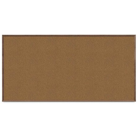 United Visual Products Slim Style Indoor Enclosed Corkboard, 24 UVRDS23SBH-BLACK-COBACC